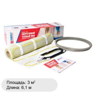 Нагревательный мат Energy Mat 3 м2