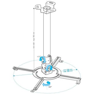 Кронштейн потолочный Holder PR-104-B для проектора